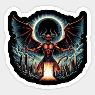 Illuminate Your Style: Lucifer Rising T-Shirt Collection Sticker